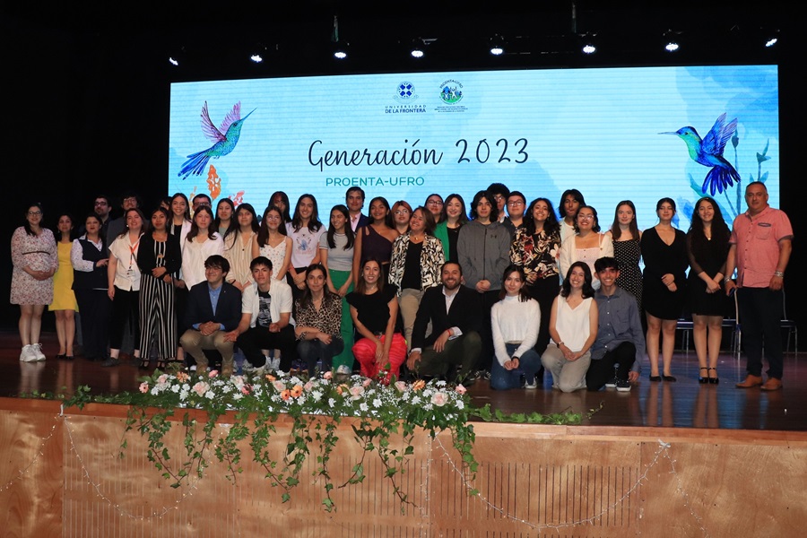 Estudiantes de 10 comunas de La Araucanía egresaron este 2023 de PROENTA-UFRO